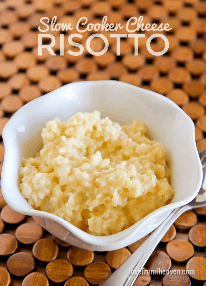 Slow Cooker Cheese Risotto