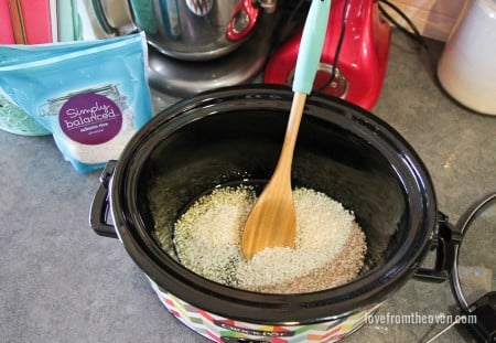 Risotto in a slow cooker