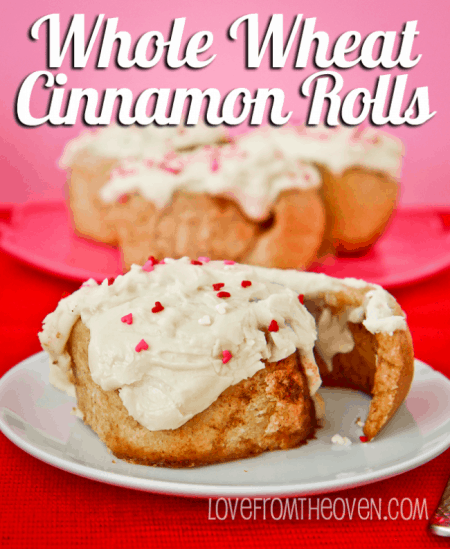 Whole Wheat Cinnamon Rolls