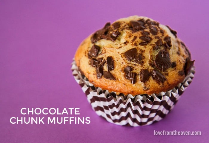 Chocolate Chunk Muffins