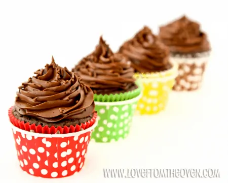 Chocolate Raspberry Brownie Cupcakes