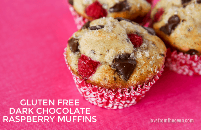 Gluten Free Chocolate Raspberry Muffins