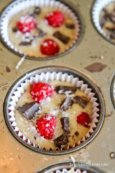 Chocolate Raspberry Muffins