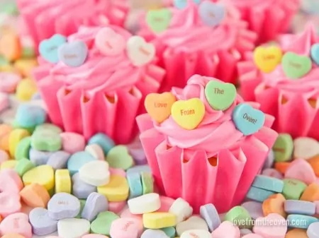 Cupcakes For Valentine's Day
