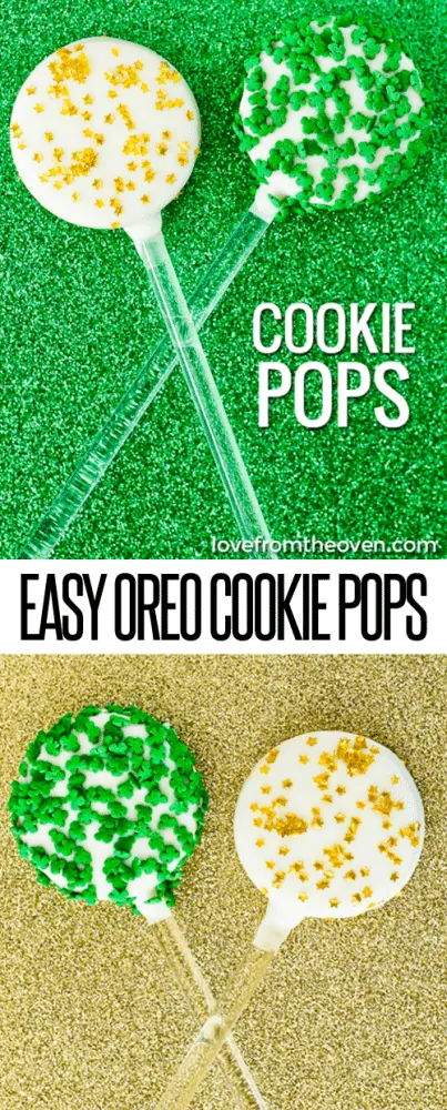 Easy Oreo Cookie Pops