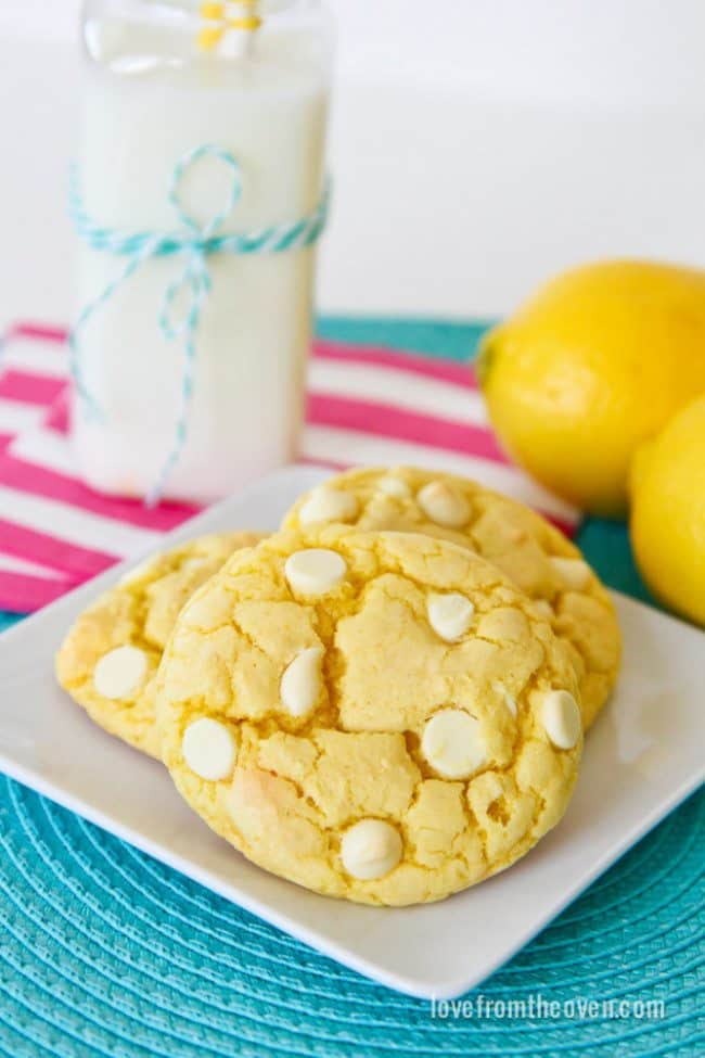 Lemon Cookies • Love From The Oven Lemon Cookies • Love From The Oven