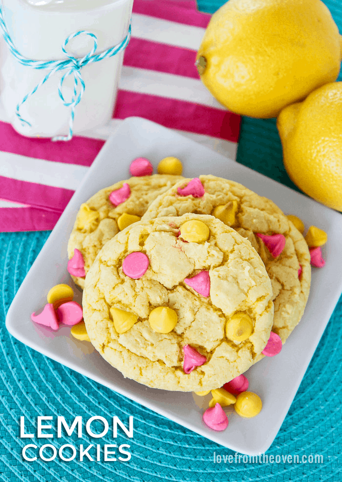 Lemon Cookies For Spring