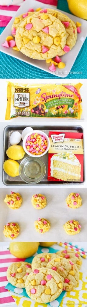 Lemon Cookies With Springtime Morsels