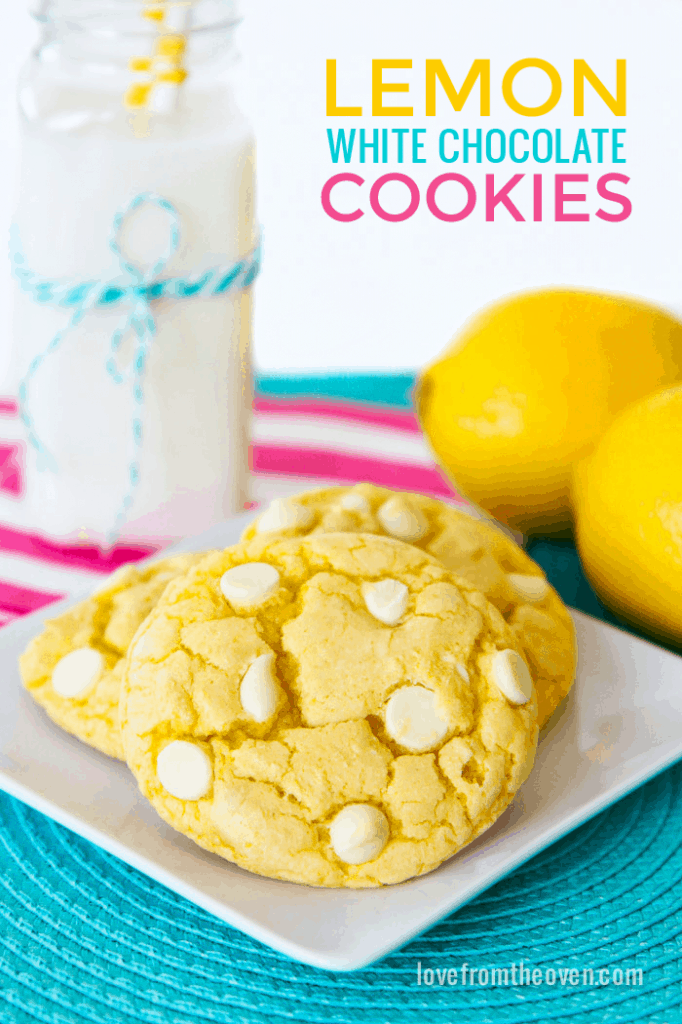 Lemon White Chocolate Chip Cookies