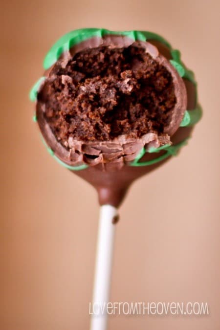 Thin Mint Cake Pops