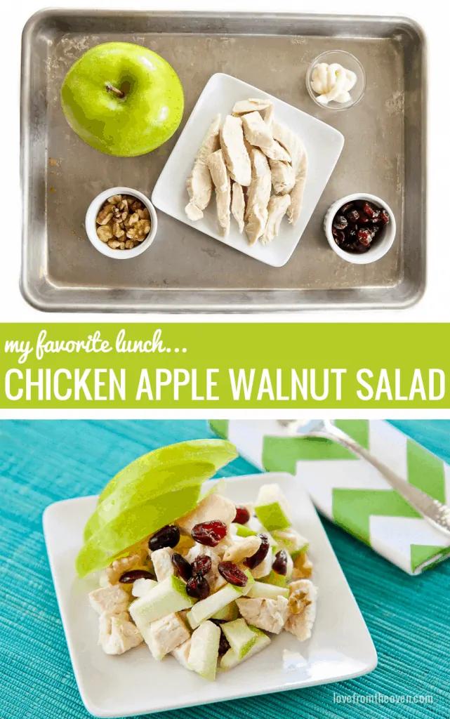 Chicken Apple Walnut Salad - My favorite lunch