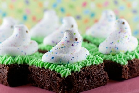 Peeps Brownies