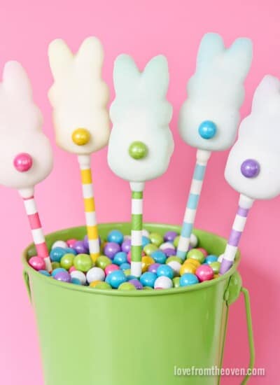 Easy Easter Peeps Pops