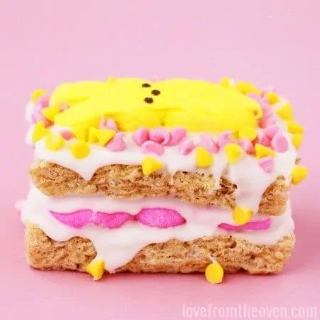 Peeps Stuffed Crispy Treats