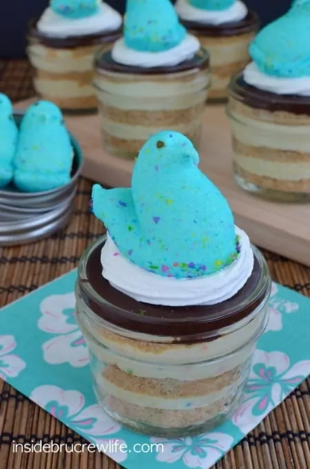 Peeps Eclair Cups