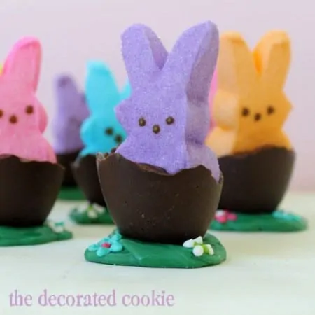 Peeps In Chocolate Eggs