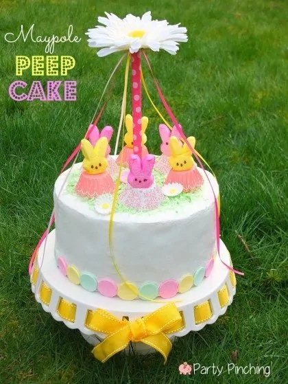 Cute Peeps Cake