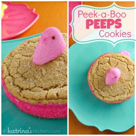 Peek A Boo Peeps Cookies