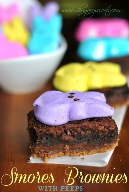 PEEPS Smores Brownies