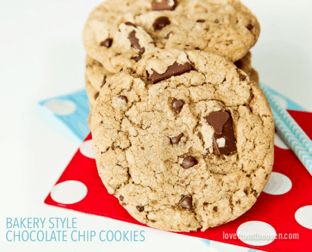 Recipe For Big Bakery Style Chocolate Chip Cookies