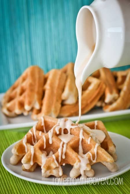 Cake Mix Waffles