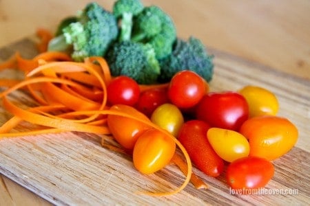 Fresh Vegetables For Pasta Salad