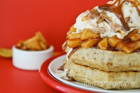 Apple Pie Waffles