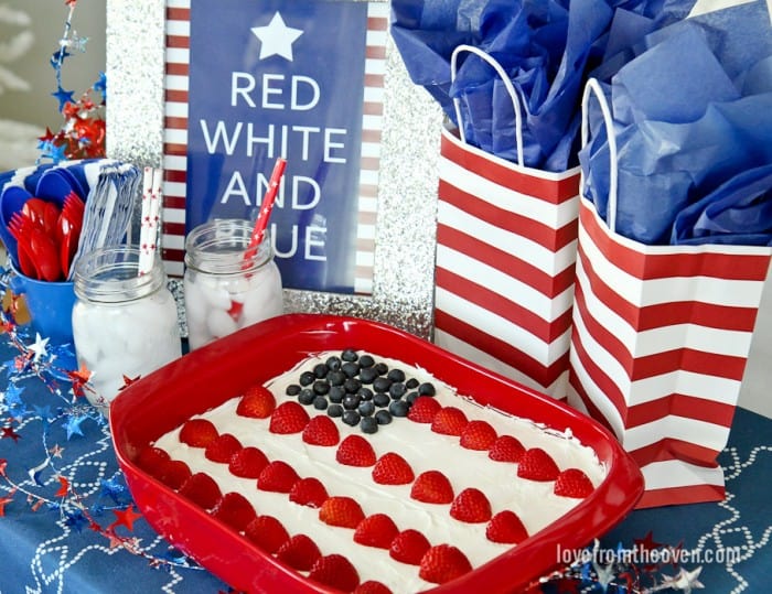 Flag Cake