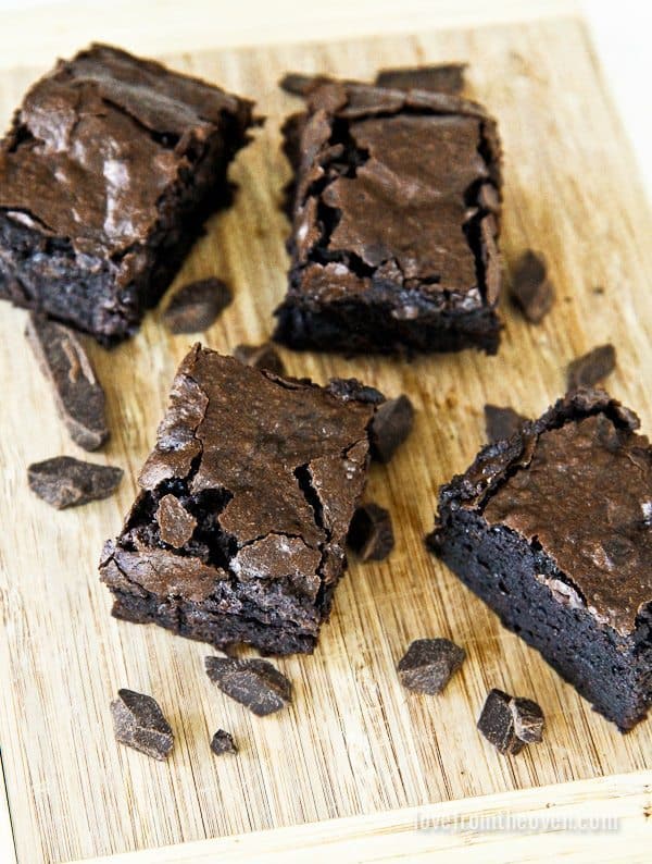 Caffeinated Coffee Brownies • Love From The Oven