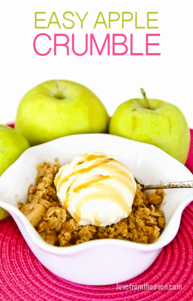 Apple Crumble • Love From The Oven