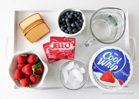 Fourth Of July Flag Cake