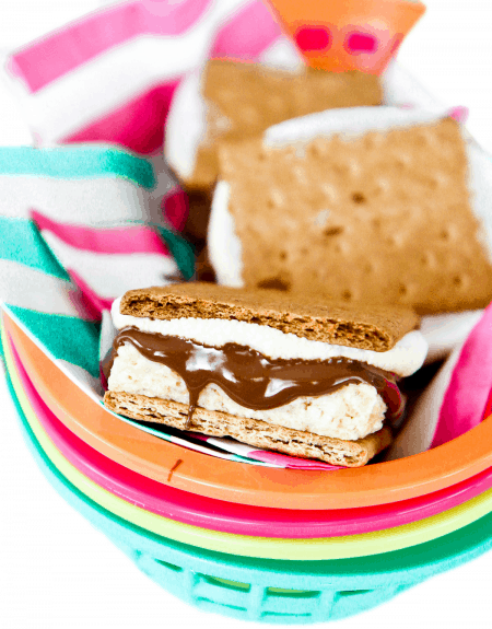 Rice Krispies Treats Inside Smores