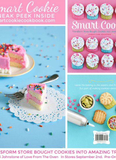 Smart Cookie Cookbook. Transform Store Bought Cookies Into Amazing Treats! By Christi Johnstone. In stores September 2nd, pre-order now on Amazon or Barnes & Noble