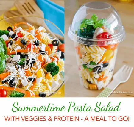Summertime Pasta Salad To Go