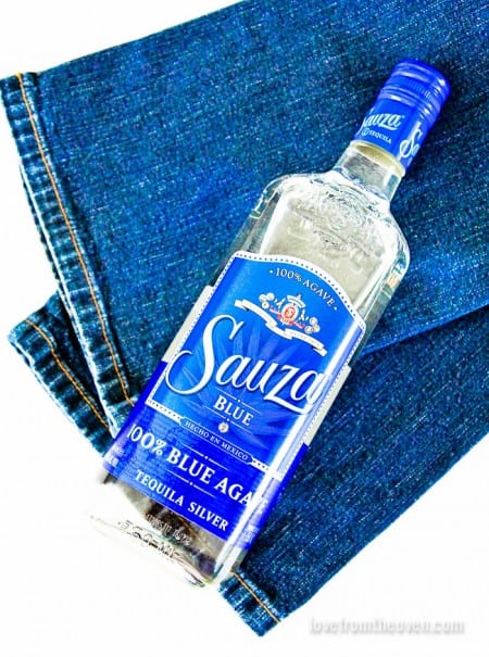 DIY Jean Shorts with Sauza Tequila