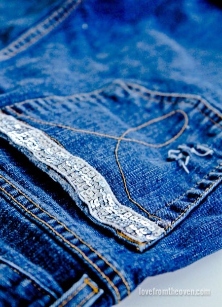 Embellishing Jeans