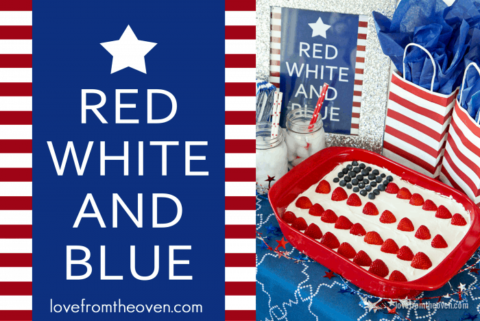 Free 4th Of July Red White And Blue Printable