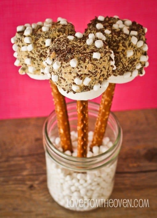 Over The Top Marshmallow Smore Pops