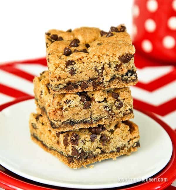 Chocolate Peanut Butter Cookie Bars