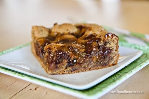 Caramel Cookie Bars