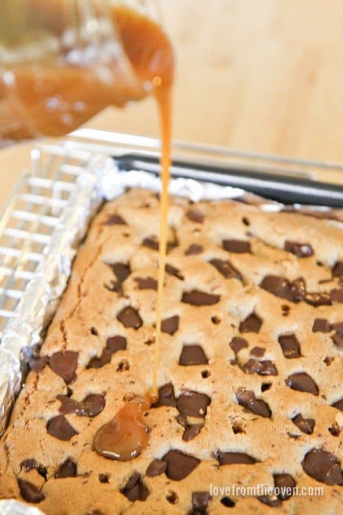 Caramel Cookie Butter Bars