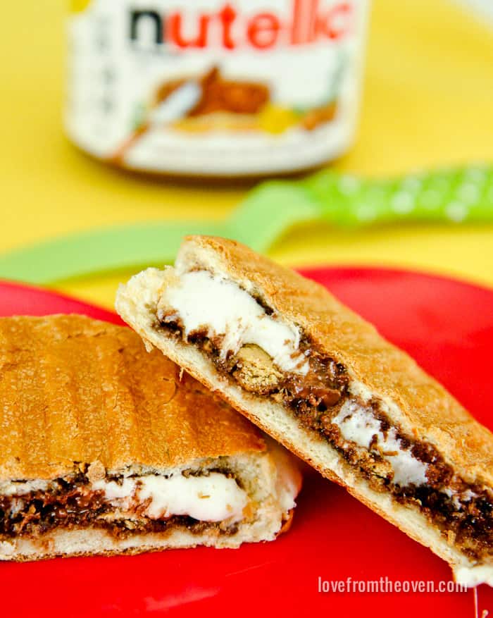 Nutella Smores Panini