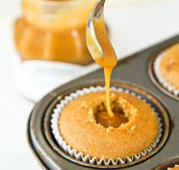 Pumpkin Caramel Cupcakes