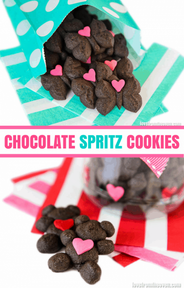 Chocolate Spritz Cookies for #OXOGoodCookies