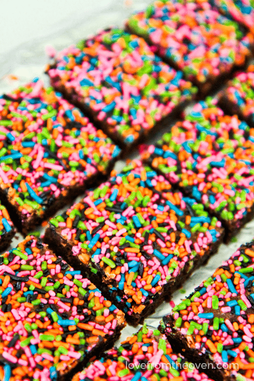 Sprinkle Brownies