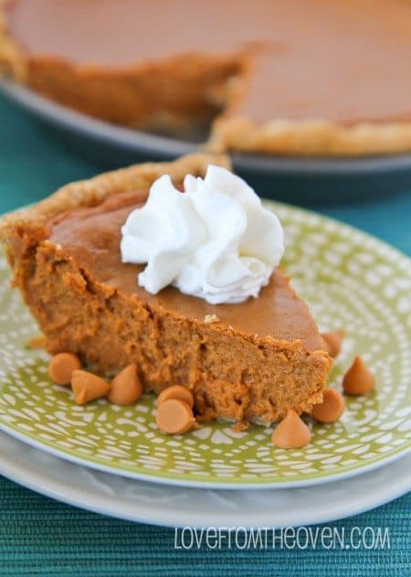 Butterscotch Pumpkin Pie