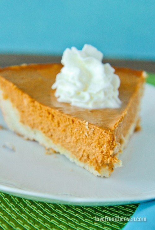 Easy Recipe For Gluten Free Pumpkin PIe