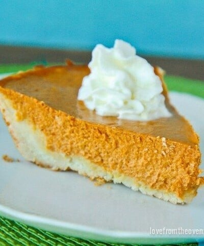 Gluten Free Pumpkin PIe