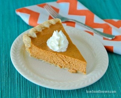 Easy Pumpkin Pie Recipe