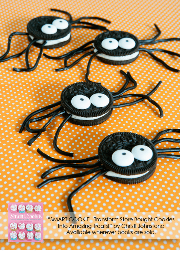 Spider Cookies From Smart Cookie Cookbook